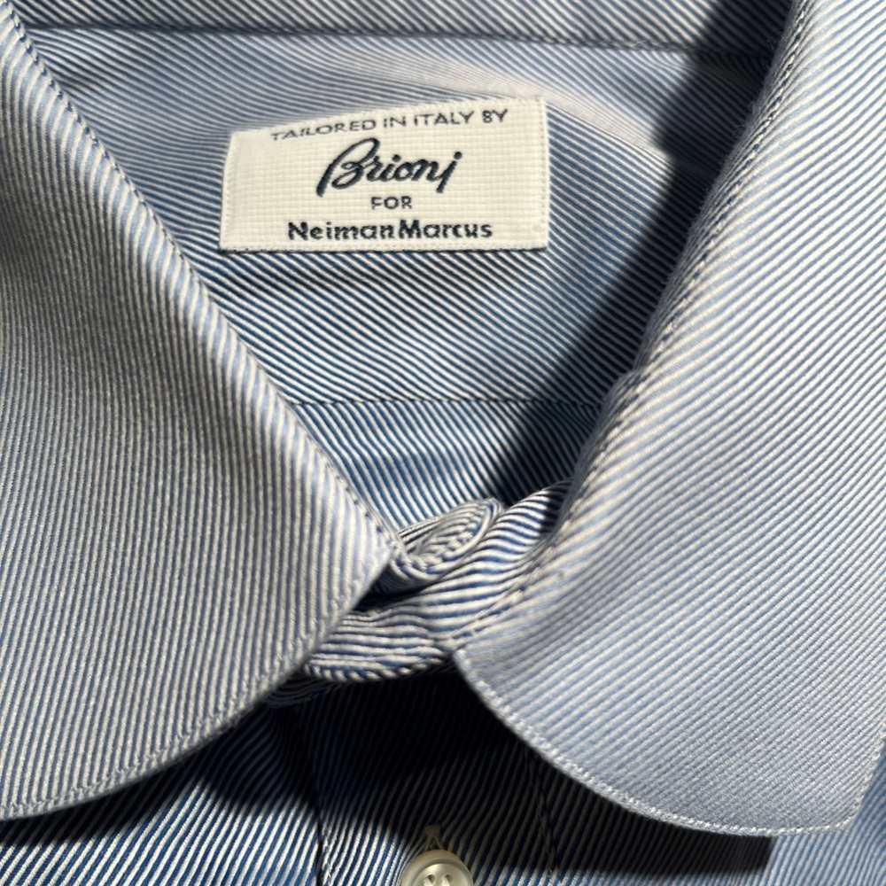 Brioni  French cuff dress shirt,Neiman Marcus. 100% cotton, excellent condition